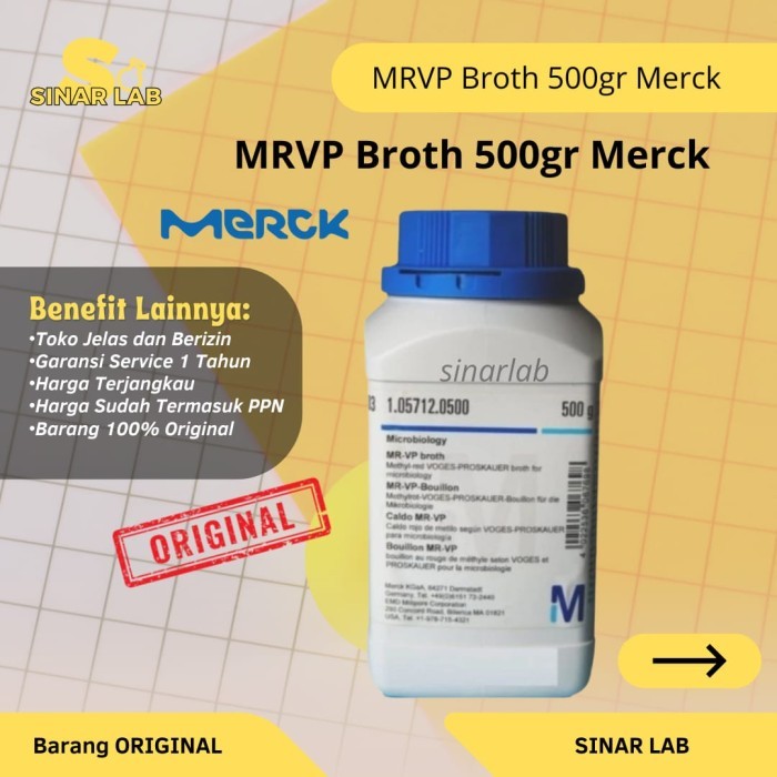 MRVP Broth 500gr Braned Merck