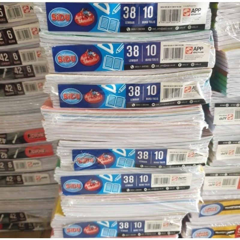 

Buku Sidu 38lembar / 1pak isi 10buku