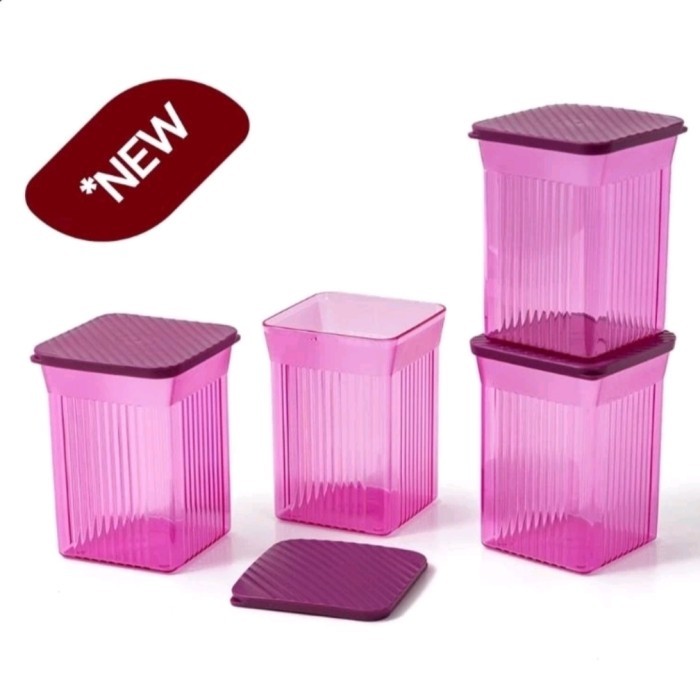 family mate square tupperware promo - Ungu