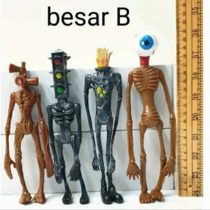 Siren head figure siren head mainan - tipe A pink