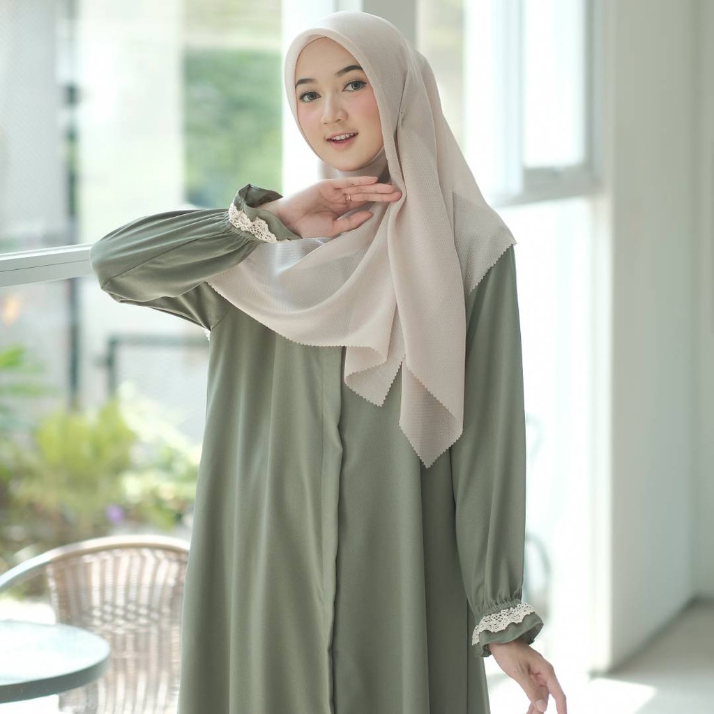 New Amira Dress Jumbo dan small gamis best seller Gamis Alaris