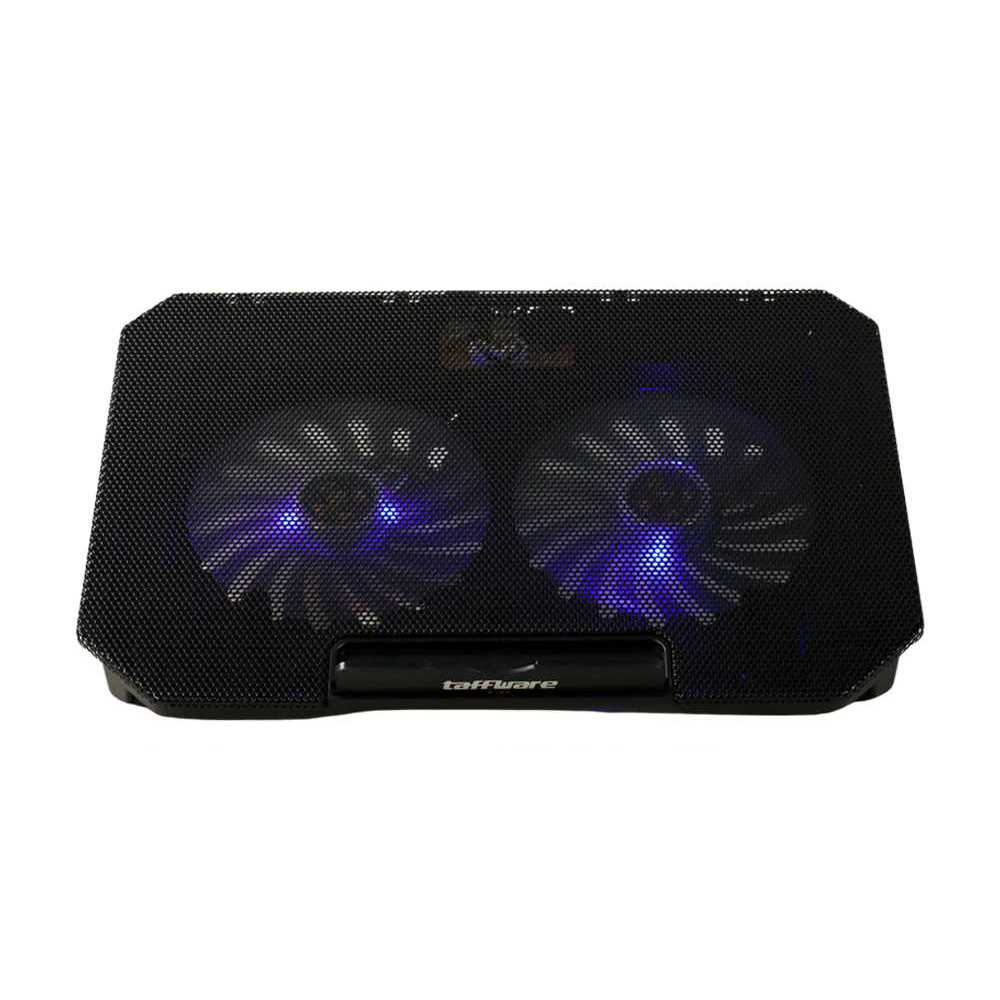 Taffware MC Cooling Pad Laptop 2 Fan Fixed Speed - Q100 | Murah | 100% Asli