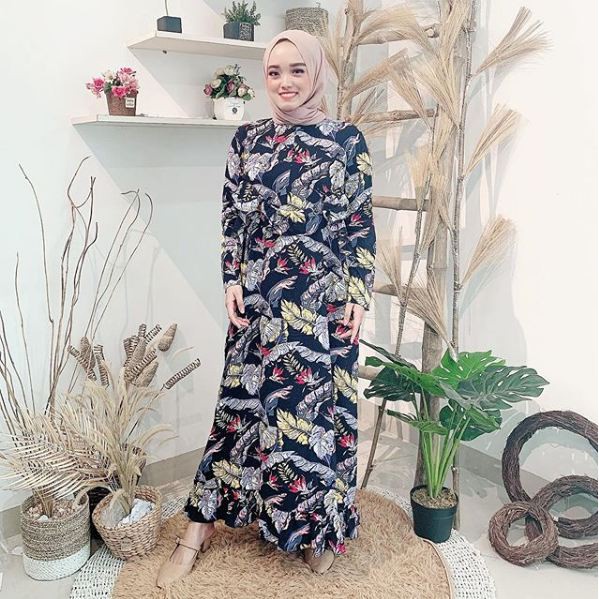 PAKAIAN WANITA KIMORA DRES TERBARU/ GAMIS MOTIF PAKAIAN MUSLIM WANITA KEKINIAN