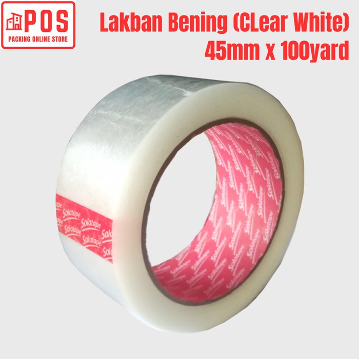 

Lakban Bening 2inch 45mmx100yard Super Clear | Solatape