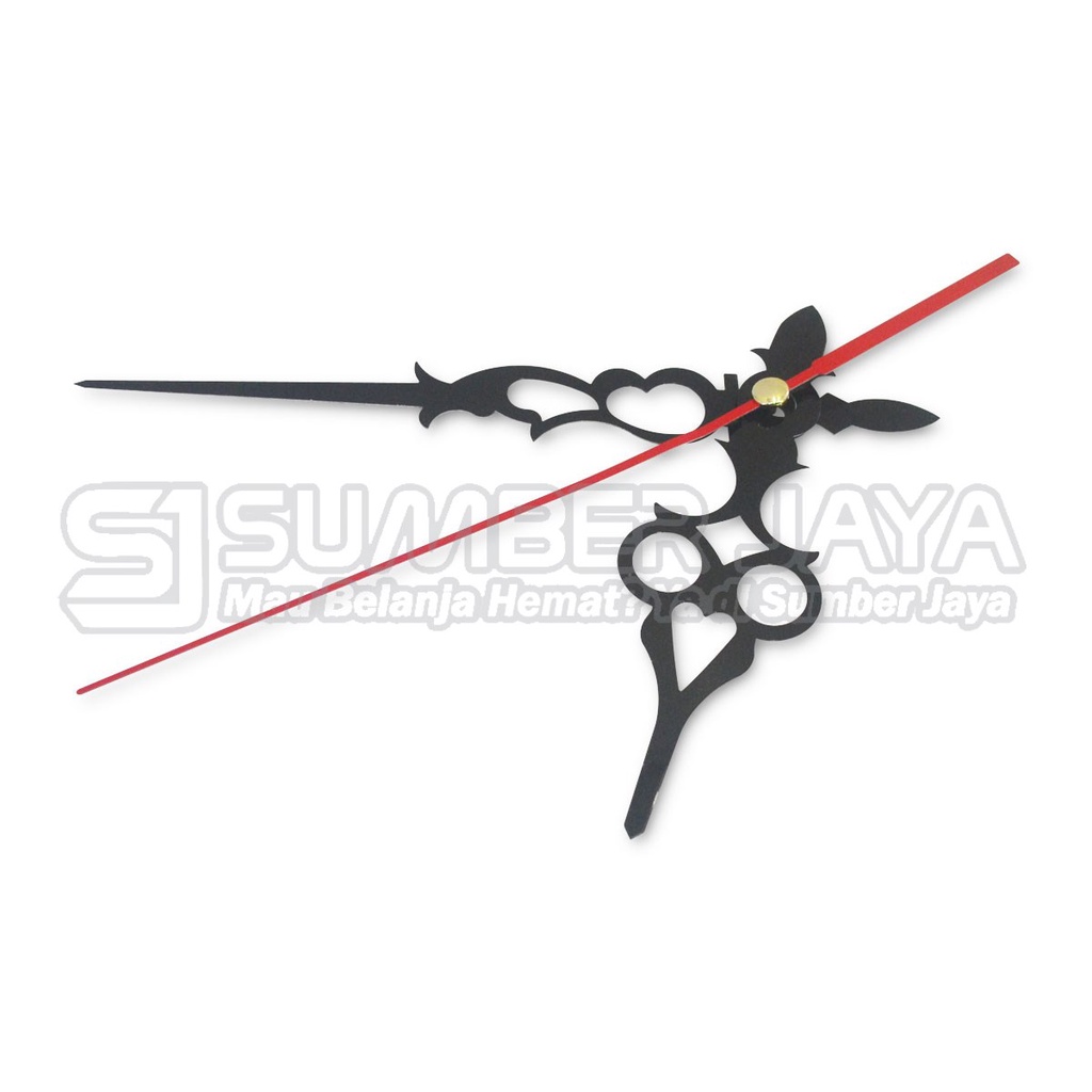 Jarum Jam 8006 Dinding Jarum Jam Hitam