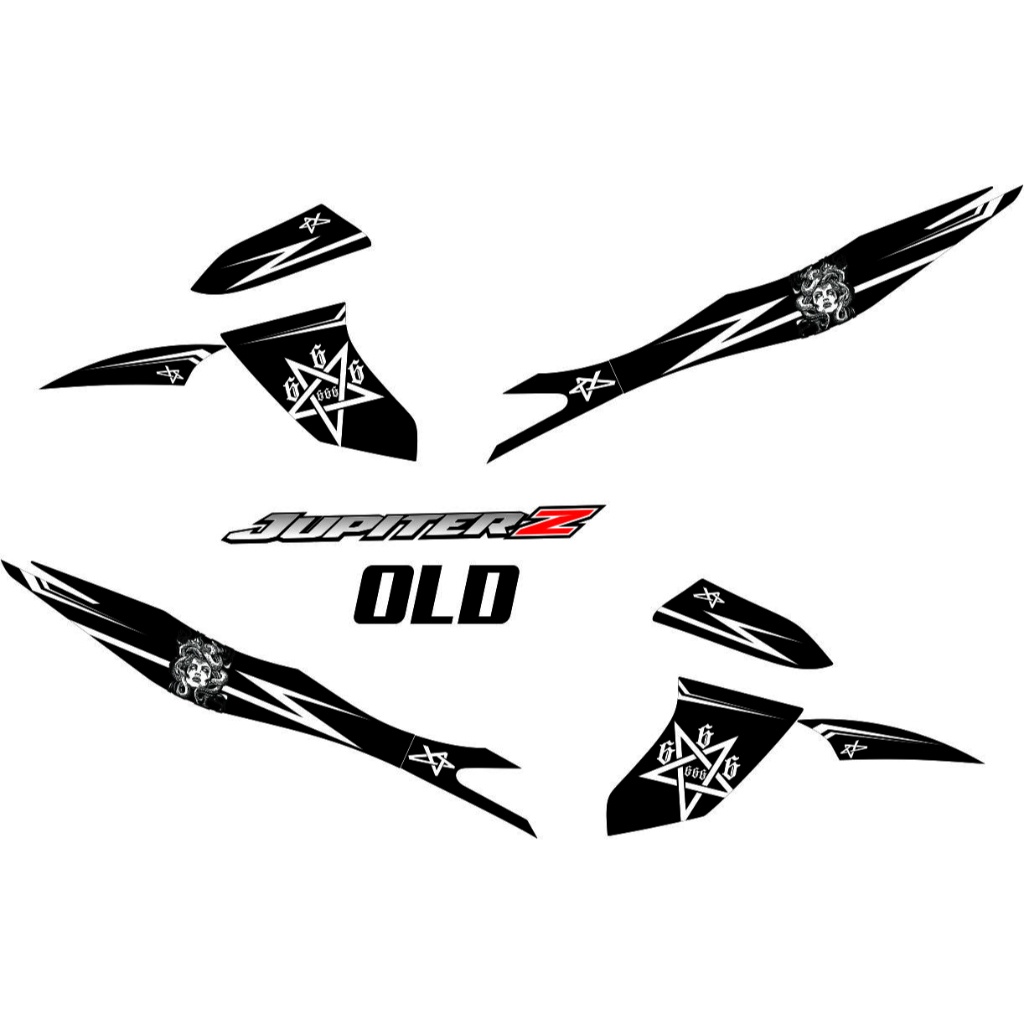 JUPITER Z / STRIPING MOTOR JUPITER Z LAMA OLD / STICKER YAMAHA JUPITER Z OLD BURHAN VARIASI LIS STRI
