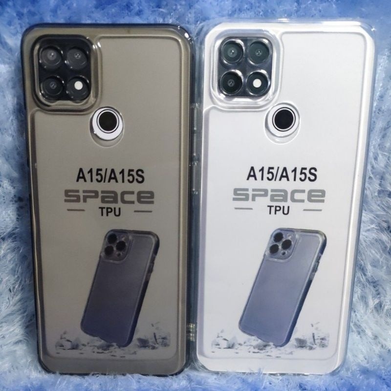 Soft Case Original Space Transparan Oppo A15/A15S Silikon+Protec Camera