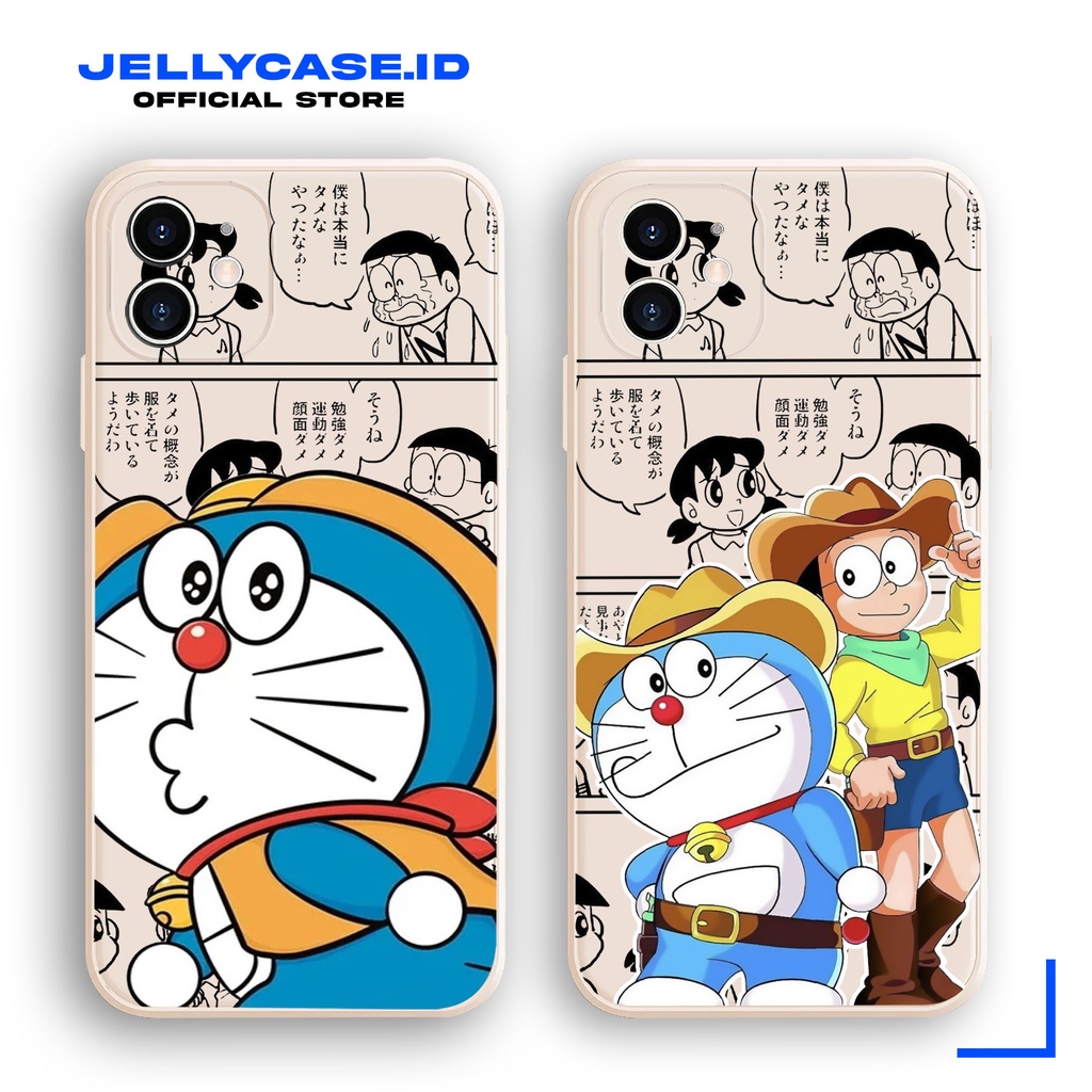 Soft Case Infinix Note 30 Hot30 Smart 7 Smart5 Hot10Play Hot 9 Play Note12 JE524 Doraemon Nobita Komik Softcase HP Aesthetic Casing Jelly Anime Kartun CameraPro