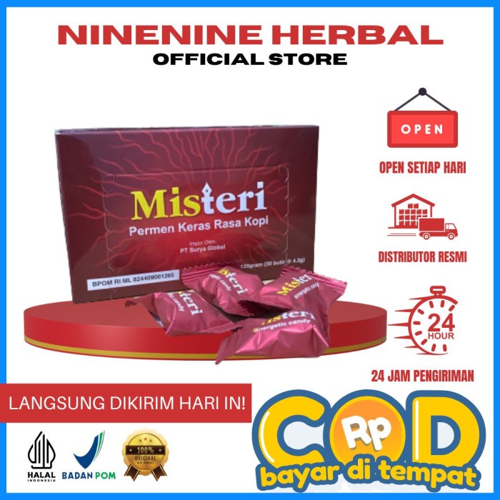 

✨PROMO✨ -Misteri Permen Gingseng 1box isi30pcs