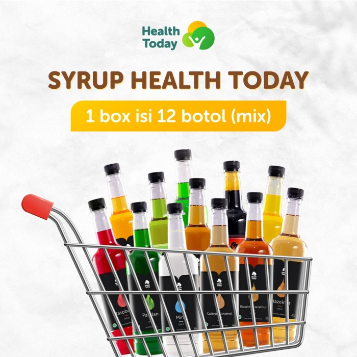 

✨PROMO✨ -Health Today Premium Cream Syrup (Sirup Premium Rasa Cream)