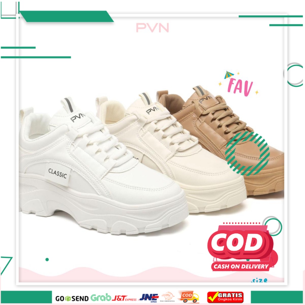 SEPATU ORI / PVN Yeri Sepatu Sneakers Wanita Casual Sport Shoes 320