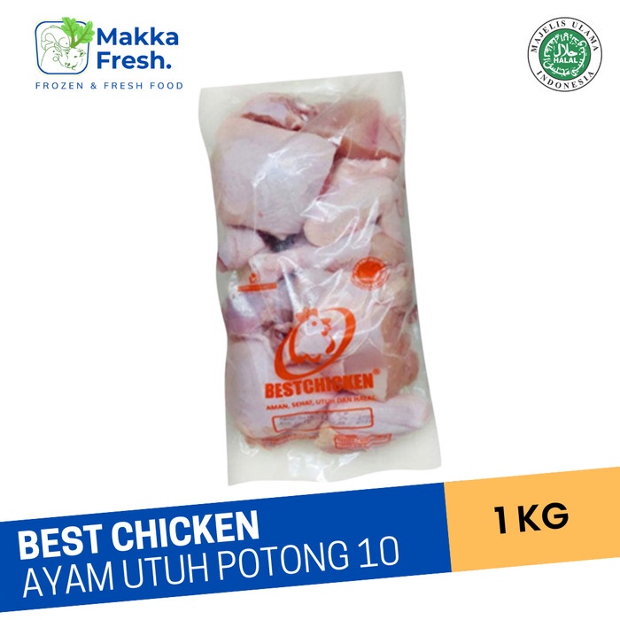 

best chicken 10 potong ayam 1000 gr