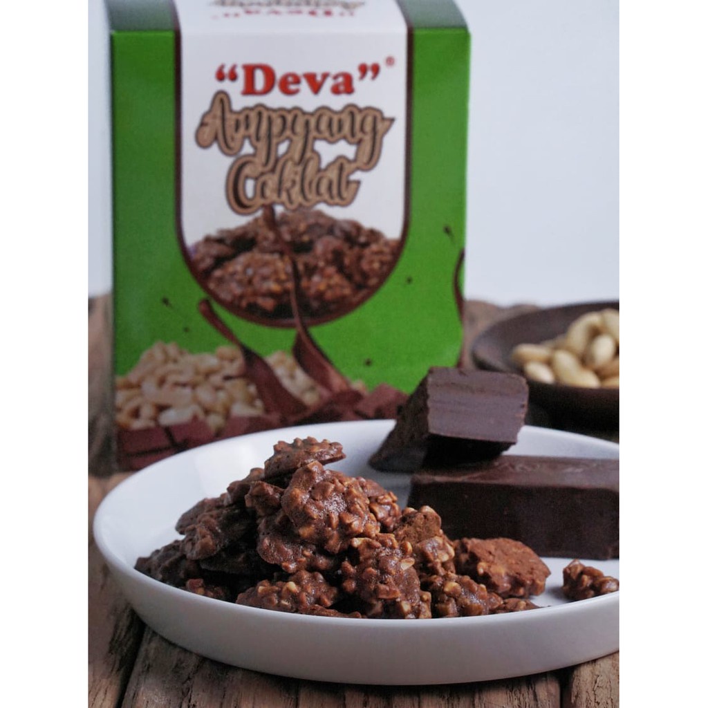 Ampyang coklat Deva / ampyang coklat kacang