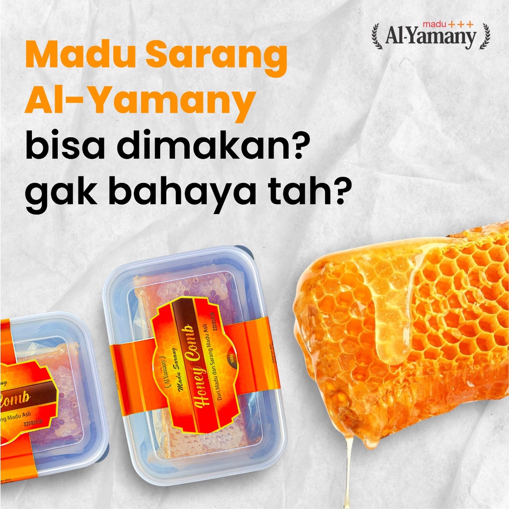 

Sarang Madu Asli ( Honey Comb ) Al Yamany 500gr