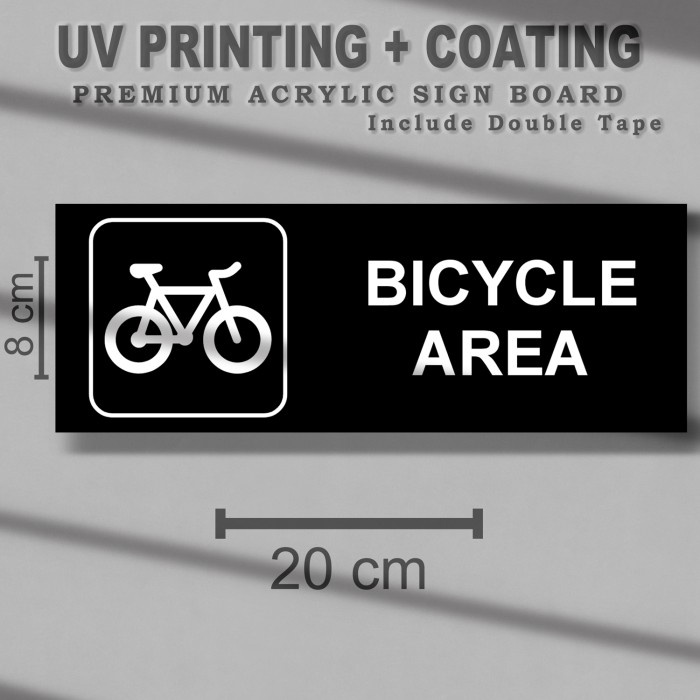

Papan Peringatan Akrilik Bicycle Area - Sign Board Acrylic SAUV66