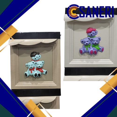 SUPER CABINET PLASTIK SUSUN 4 BONEKA