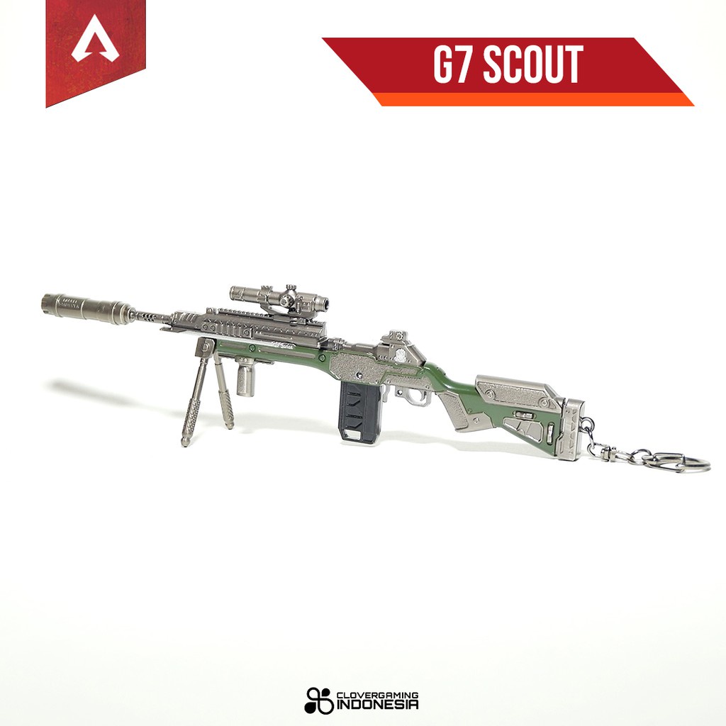 Miniature G7 Scout Apex Legends Weapon -  Figure Gaming Action Figure