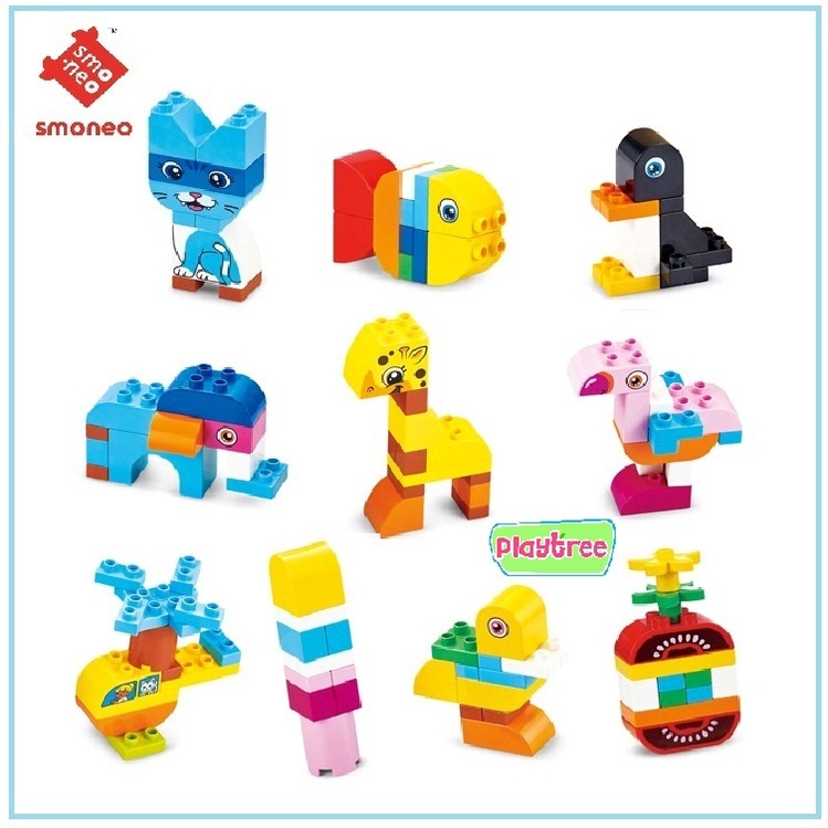 Mainan Balok Brick Besar Smoneo Mainan Anak PlayTree
