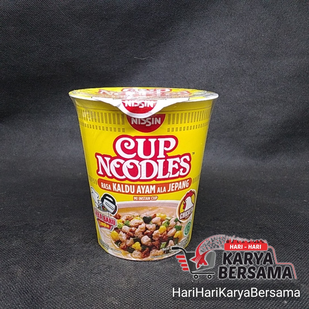 

MIE INSTAN NISSIN CUP NOODLES RASA KALDU AYAM ALA JEPANG 67GR