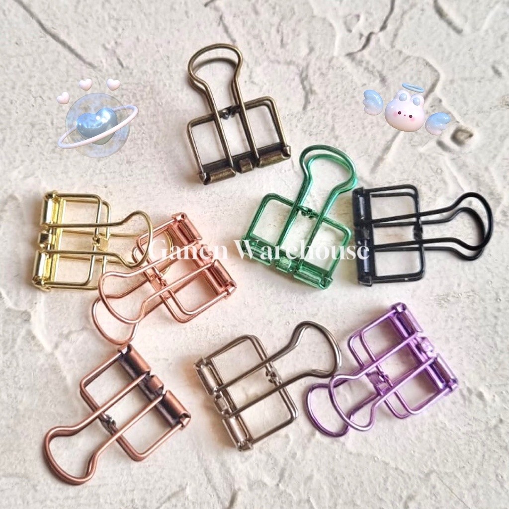 

[GW] Paper Clip Mini Warna Warni Penjepit Kertas Besi