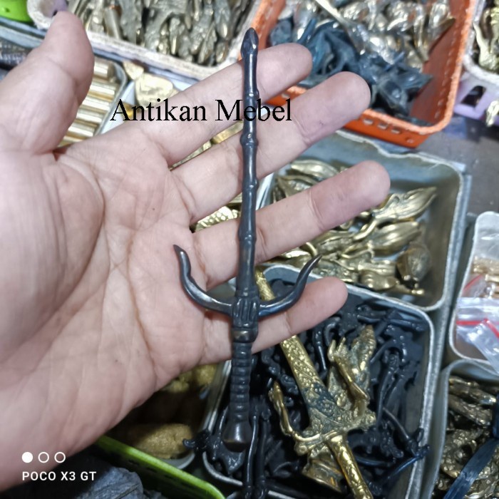 termurah pedang voc hitam full kuningan bk megantara sengkelat lar man ANM