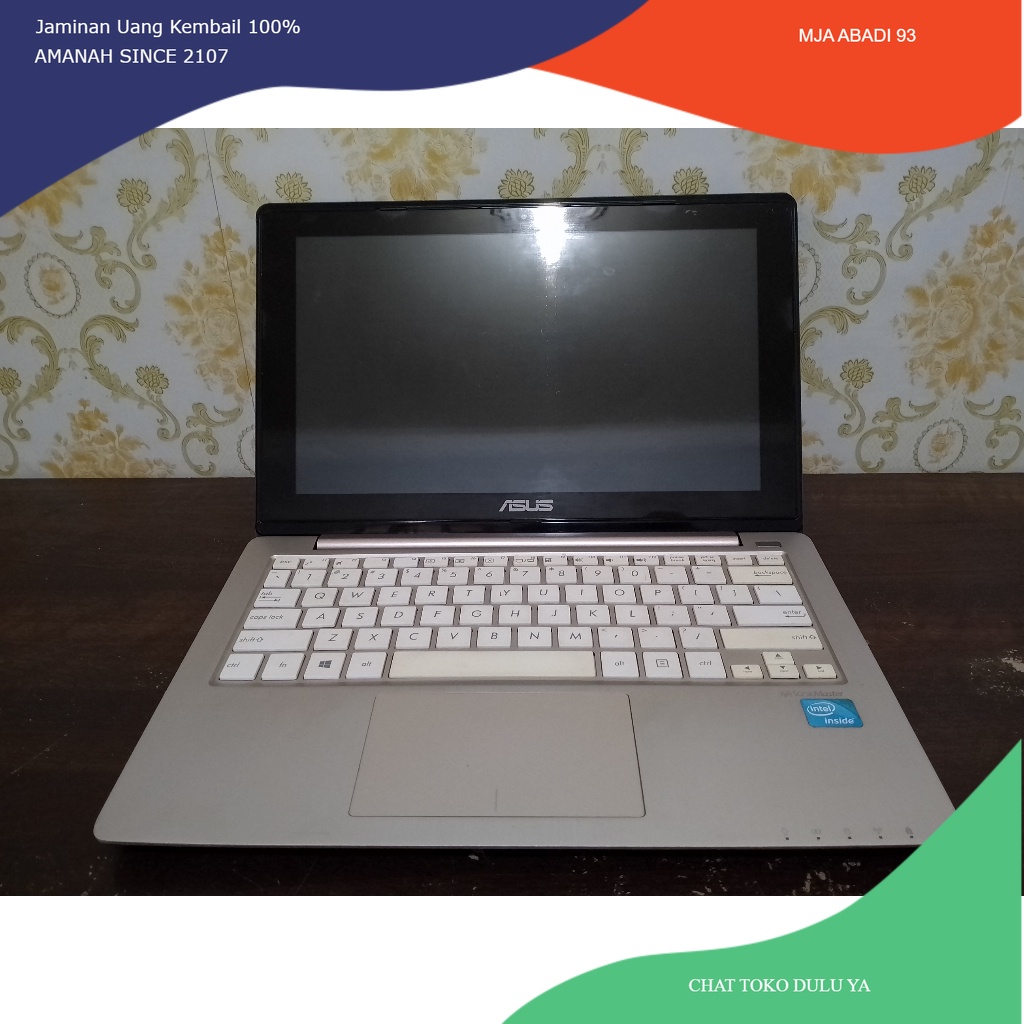 Laptop Asus X202 touchscreen ram 4gb