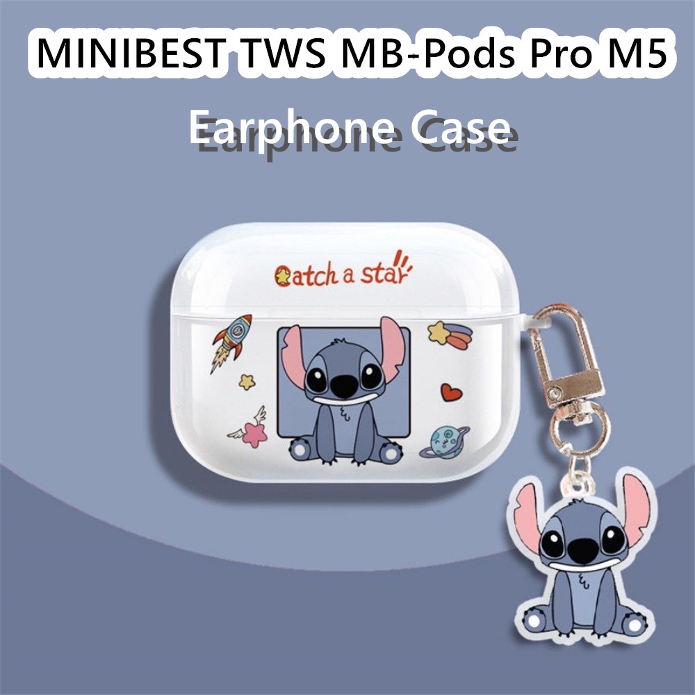 Yoshida Untuk MINIBEST TWS MB-Pods Pro M5 Case Beruang stroberi anime transparan Soft Silicone Earph