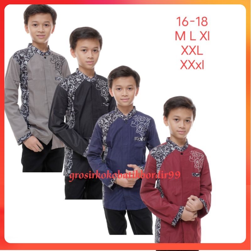 BAJU KOKO ANAK BAPAK /KOKO COUPLE ANAK BAPAK|BAJU KOKO ANAK PRIA LENGAN PANJANG