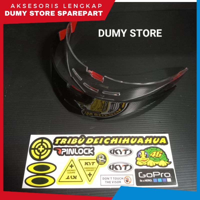 SPOILER HELM KYT 2 VISION + STIKER