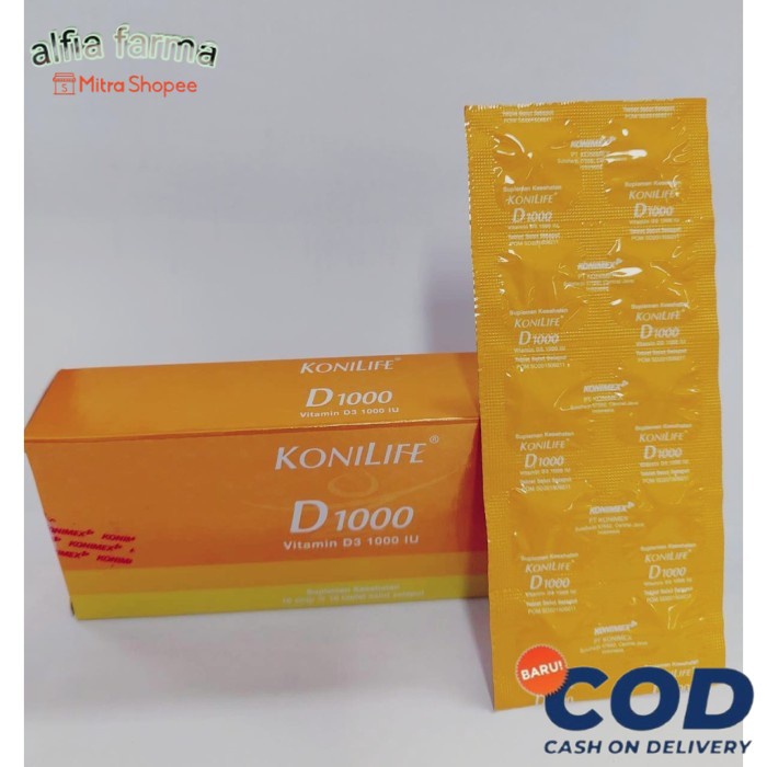 ready Konilife Vitamin D3 1000 IU 30's - Konilife D 1000 originale