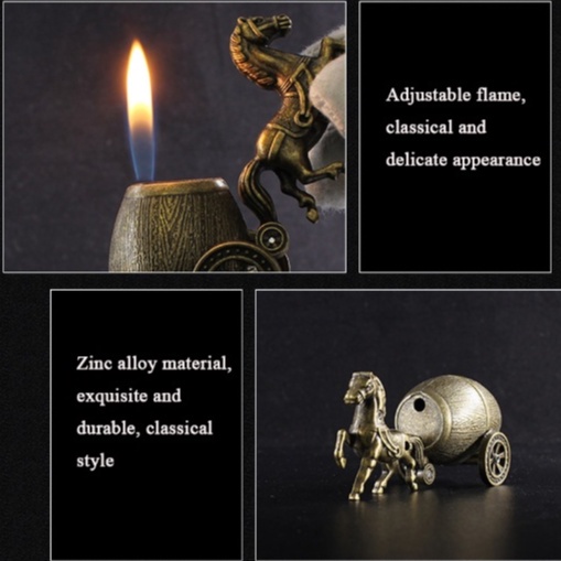 Vintage Retro Metal Flint Lighter Korek/Lighters