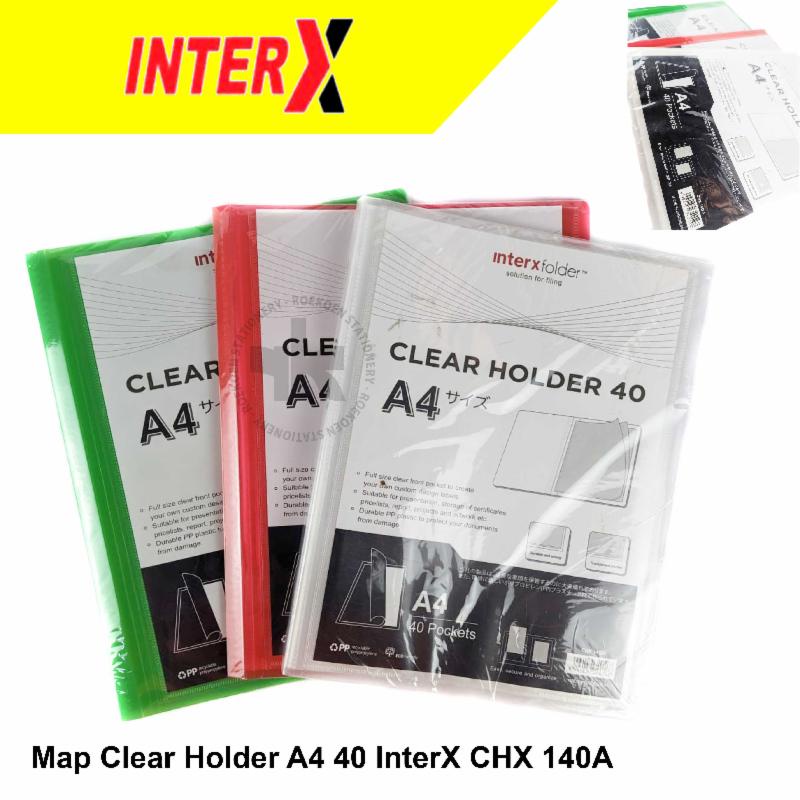 

InterX Clear Holder A4 40 Pocket CHX-140A