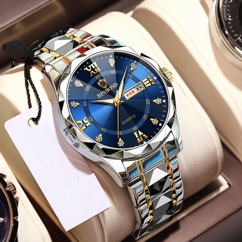 Jam Tangan Pria Full Stainless Steel Tahan Air dan Anti Karat Jam tangan Keren