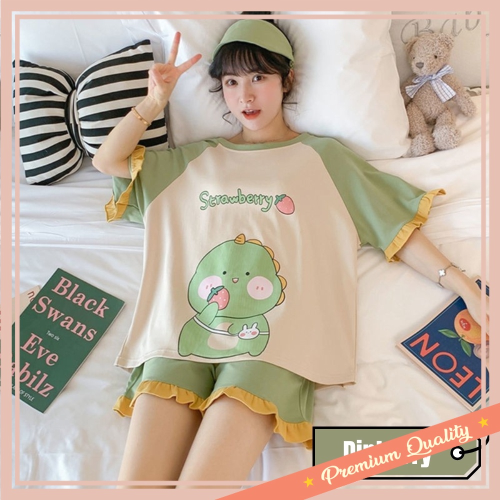 Termurah Promo Natal Dan Tahun Baru Pakaian Wanita Branded - RG Setelan Baju Tidur Wanita HP ( L, XX