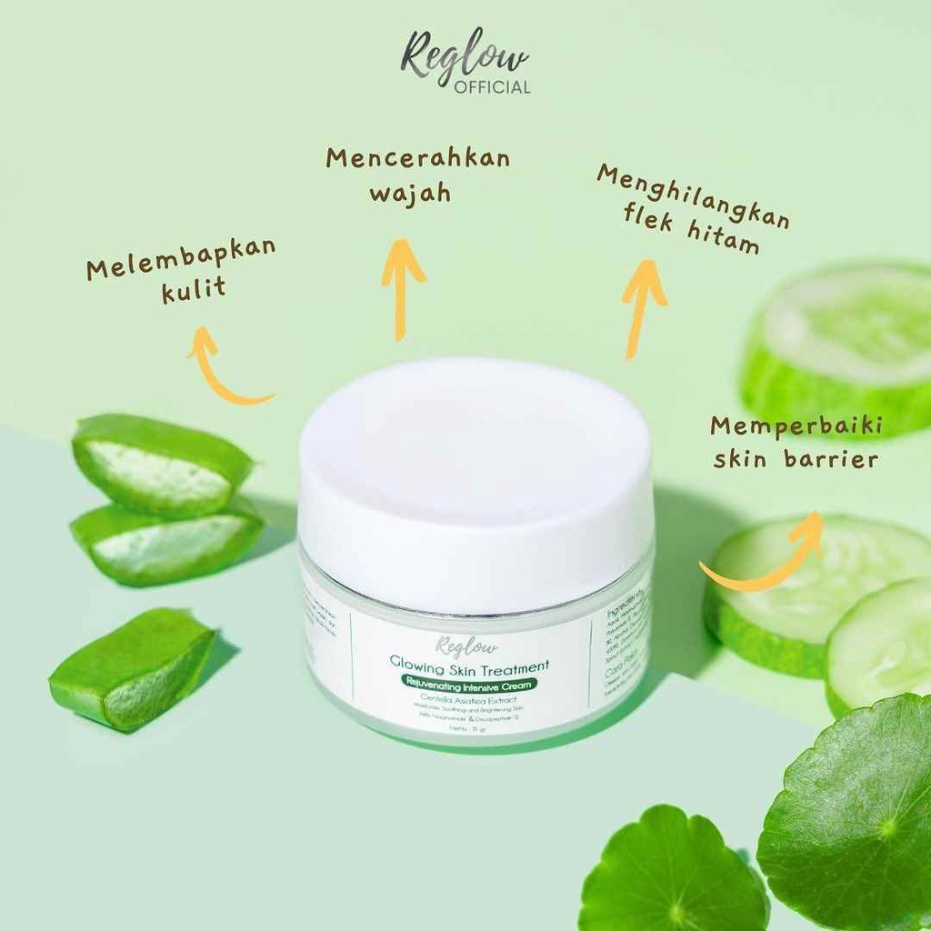 Reglow Skincare Original Cream Pemutih Wajah Original Perawatan Pemutih Wajah BPOM