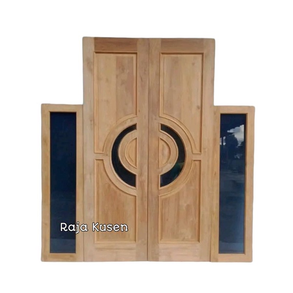 Pintu Jendela Set Kusen Kayu Jati Putih