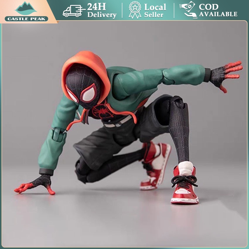 Figure Miles Morales Sentinel Sv Perer Parker Mafex spiderman spider