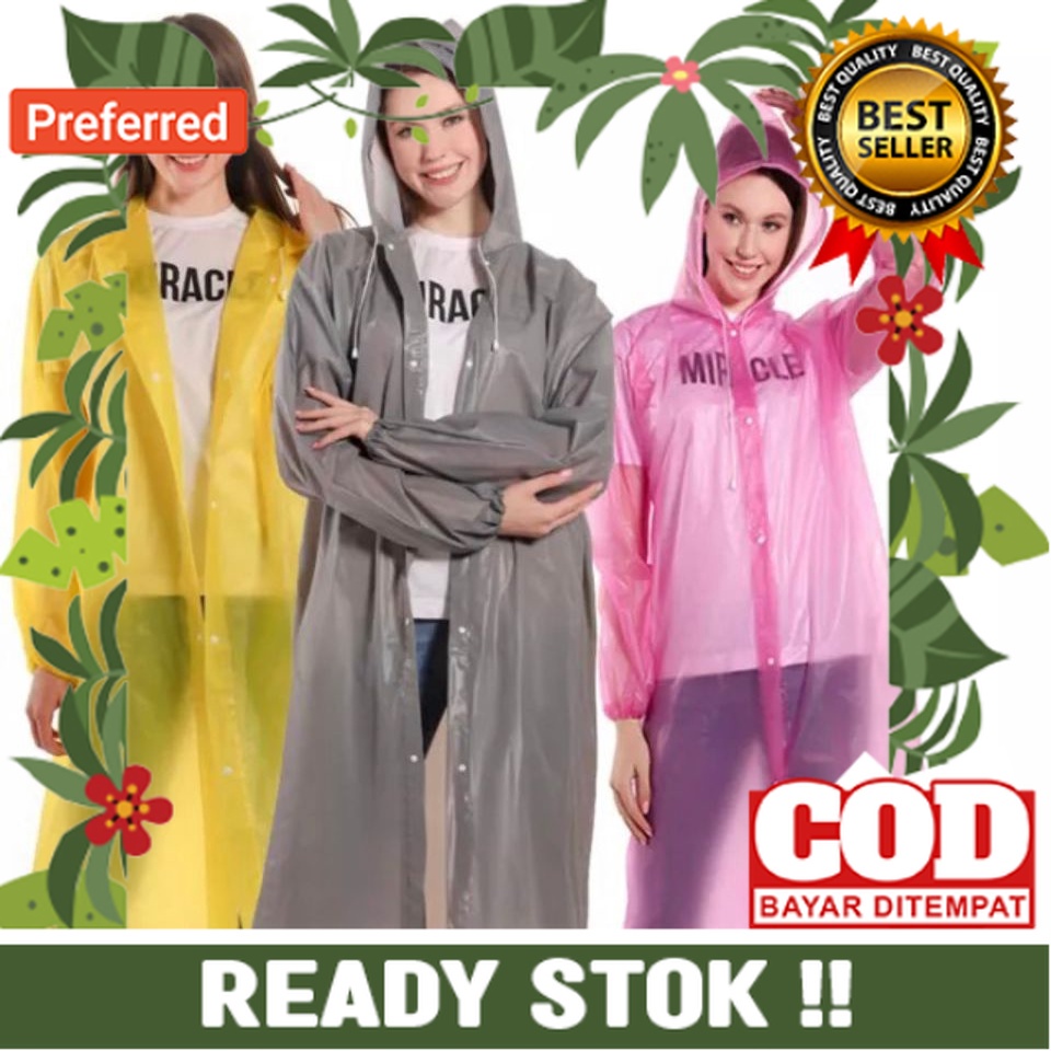 MM JAS HUJAN EVA STELAN PRIA WANITA MANTEL JAS HUJAN KARET PRIA WANITA  -JAKET HUJAN STELAN DEWASA -