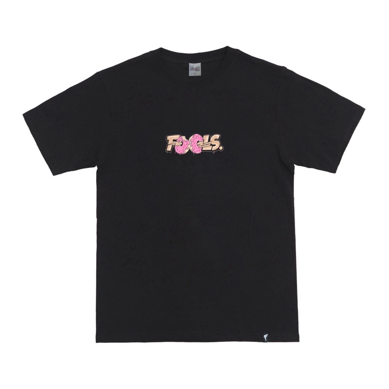【COD】 NEW FOOLS DONUT BLK | ATASAN PRIA FOOLS | T SHIRT PRIA | KAOS PRIA DISTRO ORIGINAL KAOS TEE