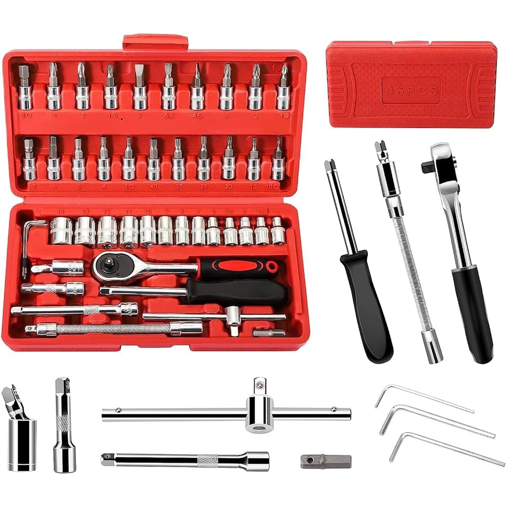 (GAS) Kunci Sok Socket Set 46 Pcs / Socket Wrench Set