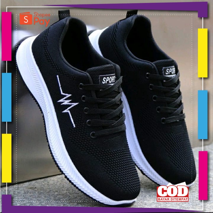 UKURAN SIZE 37 38 39 40 41 42 43 44 45 / 3.3 Big Sale Promo Sepatu Pria Sepatu Cowok Sneakers Pria S