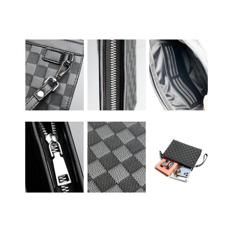 TERMURAH LEATHER CONCEPT Tas Tangan Pria Clutch Kulit Pria Clutch Trendy Pria AKUMA