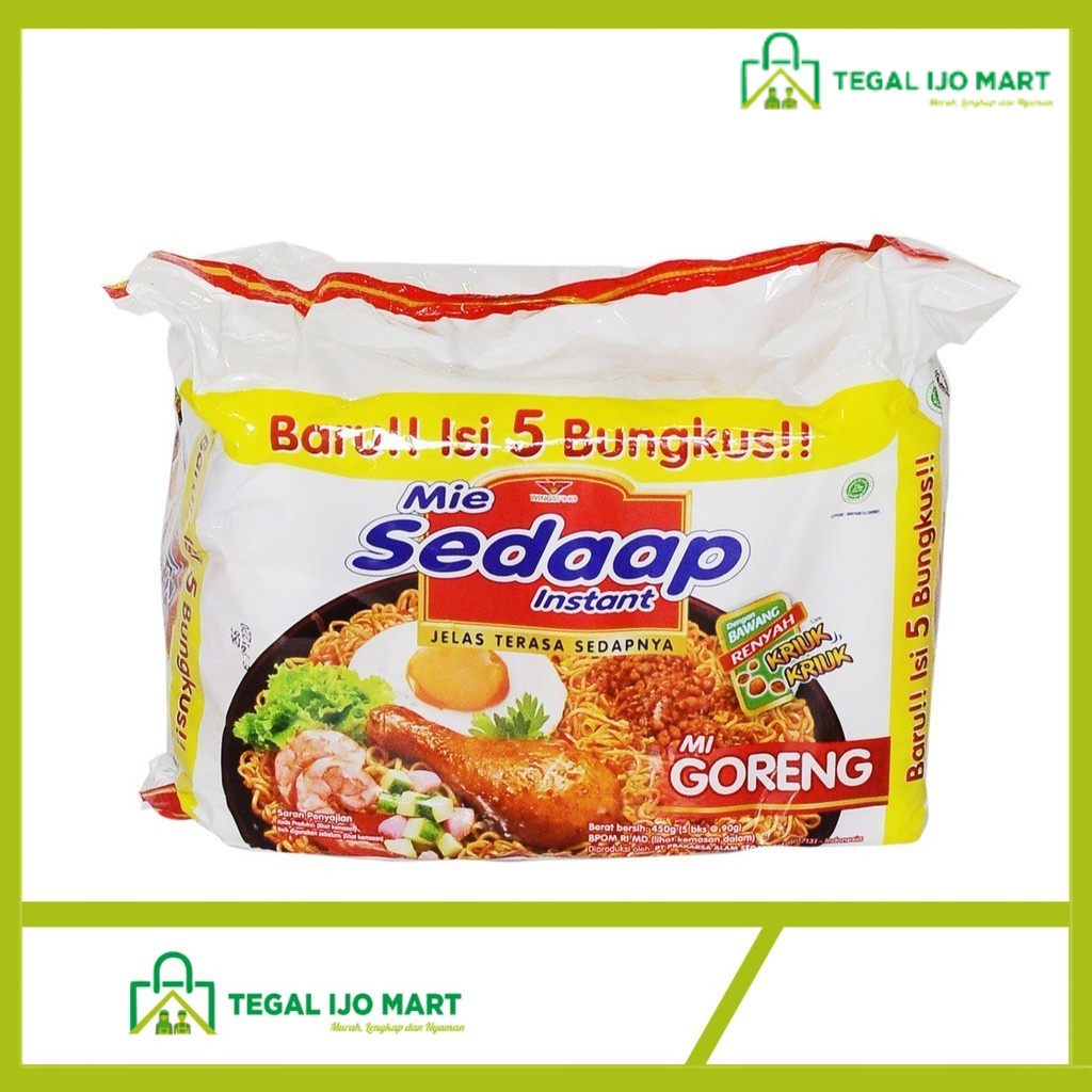 

Sedaap Mie Goreng 5X90 Gram Mie Makanan Instan