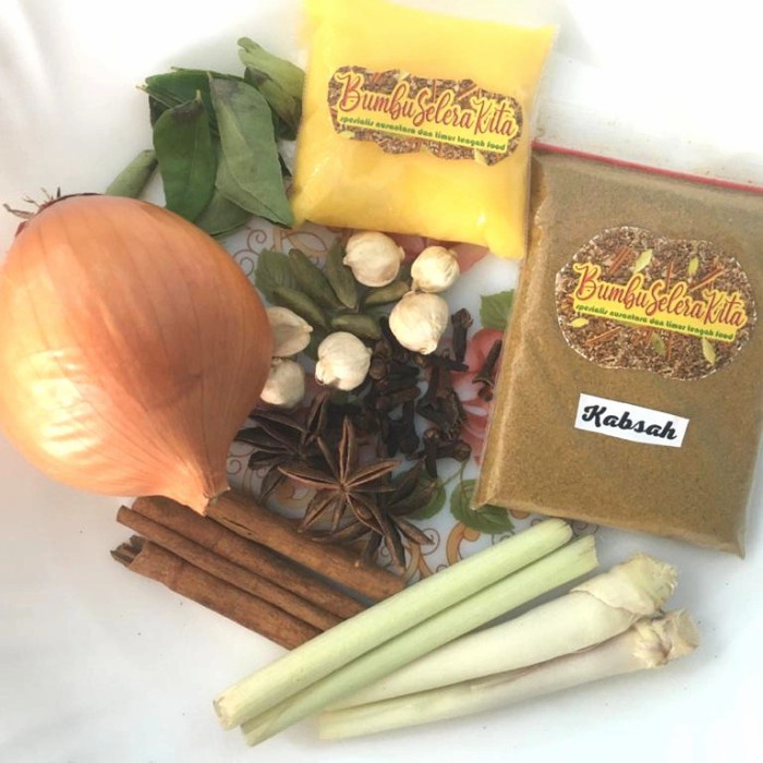

Bumbu Nasi Kabsah 35 gr Untuk Uk 1 Kg Beras