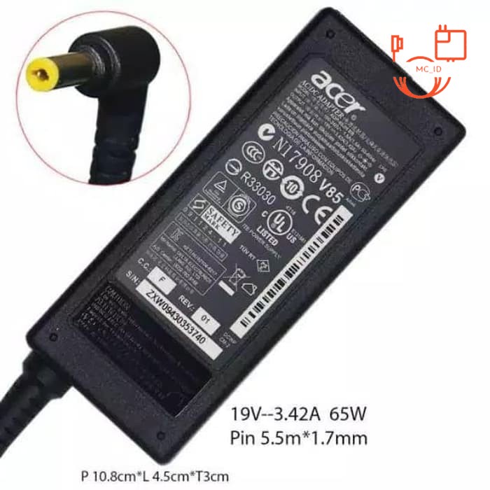 Adaptor Charger ACER Aspire All-in-One C20-830 C22-860 C22-865 C24-760C24-860 C24-865 C20-720 C20-82