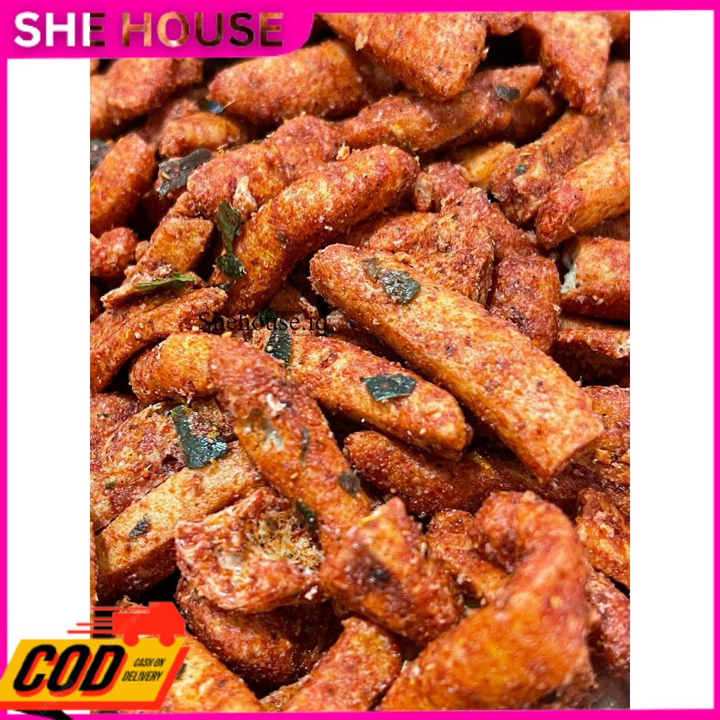 

Basreng Sultan Bandung Pedas Daun Jeruk Murah 100gram