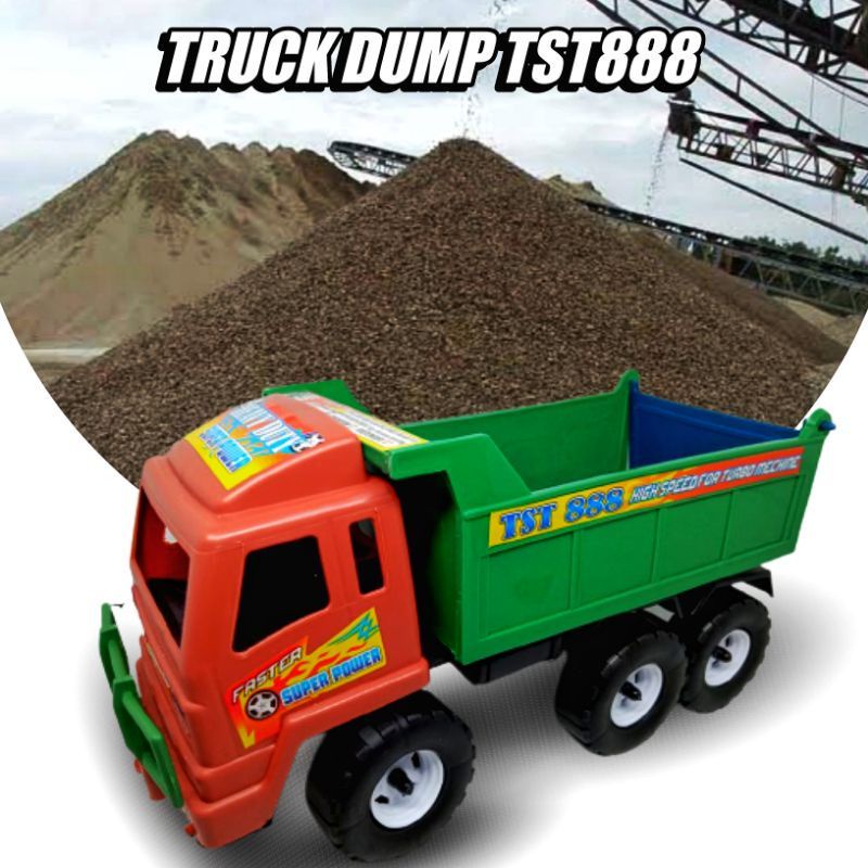 Bisa Cod Mainan Truk Dump Pasir - Mainan Truk Dump Murah TTD NEW Sni