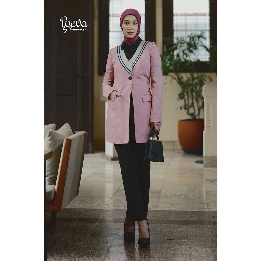 POEVA BLAZER Fathana PV-0522010 / Tuneeca Poeva / Blazer Kekinian