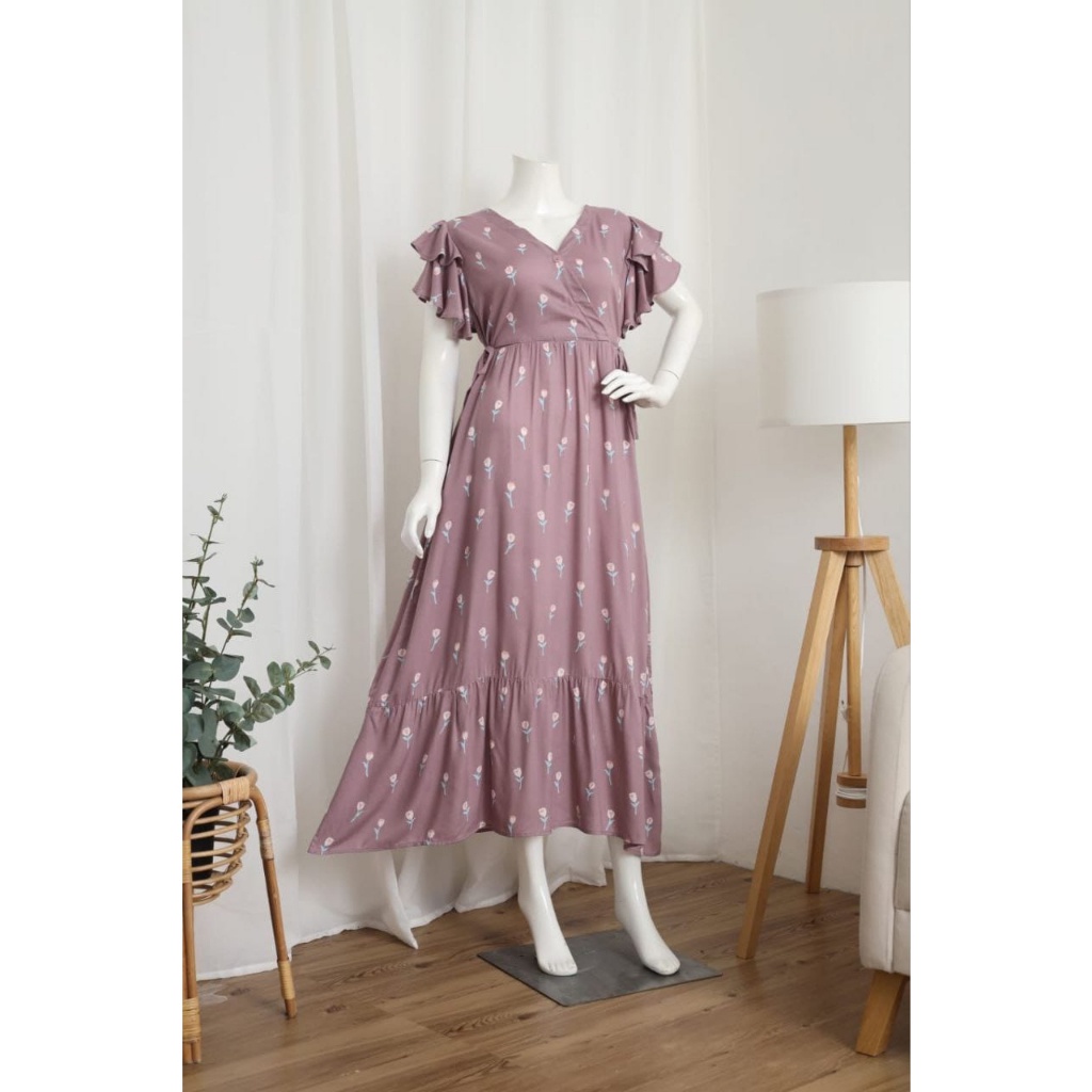 SUMMER DRESS DASTER KIMONO DASTER CANTIK KEKINIAN PREMIUM MOTIF DAN POLOS TALI SAMPING PREMIUM HOMEW
