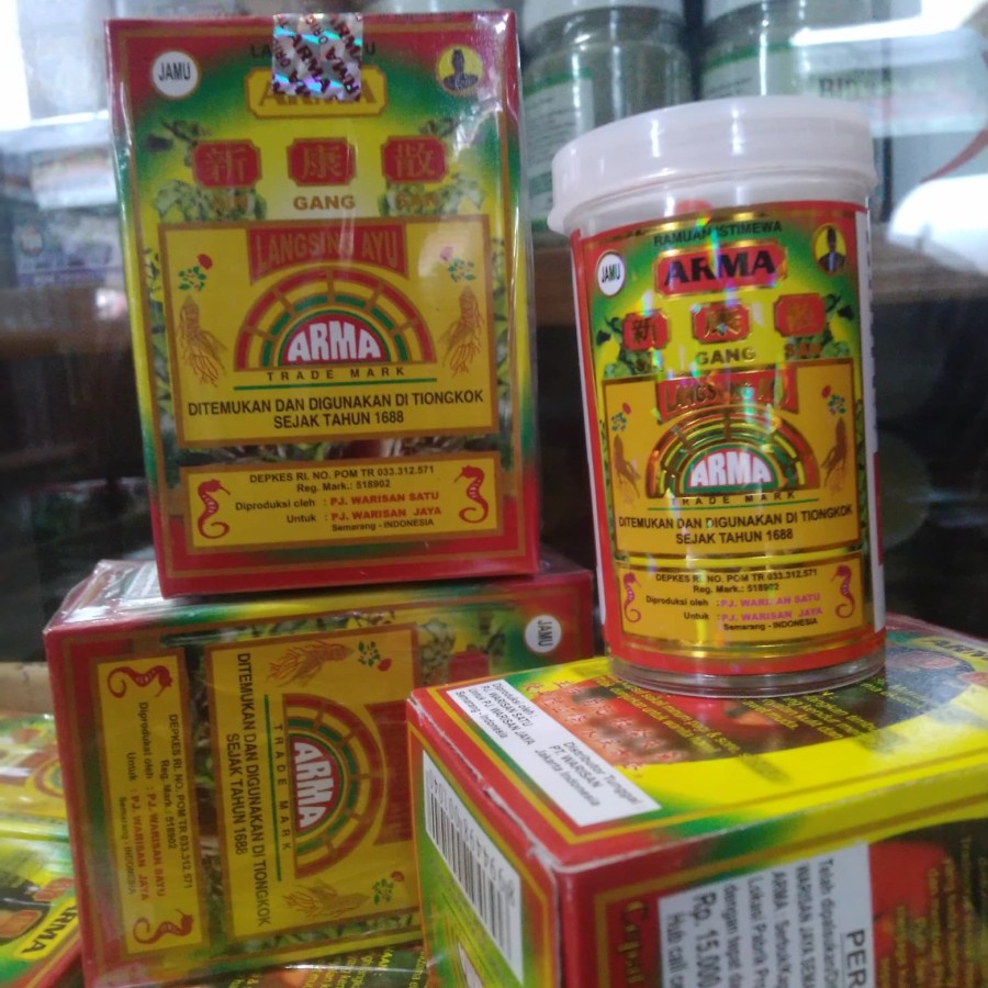 Ready Stock ARMA Langsing Ayu isi 30 kapsul oke / RESEP TIONGKOK 1688 / PELANGSING ALAMI / OBAT LANG